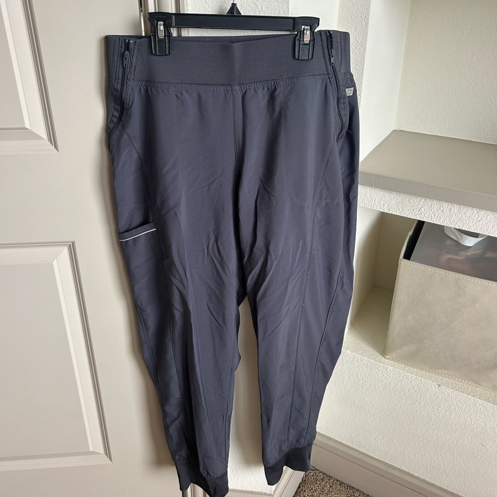 Gray Cherokee Infinity Scrub Pants Jogger Style Size L